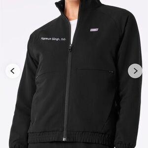 NEW Figs Black Bomber Jacket for Women